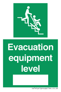 Evacuation equipment level